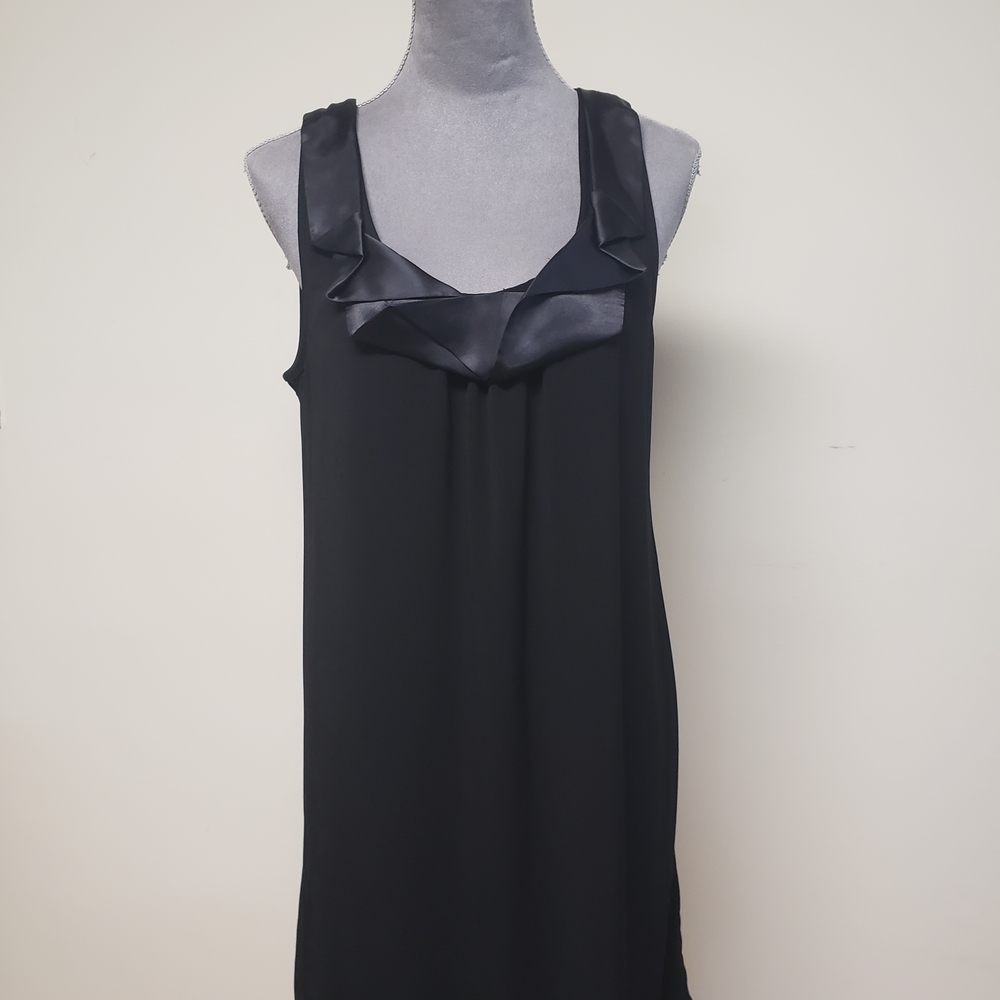 Balloon Hem Dress by Democracy with Satin Neckline